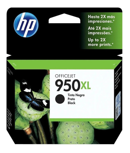 Cartucho Tinta Hp 950xl Negro Cn045al Original Alto Rendimie