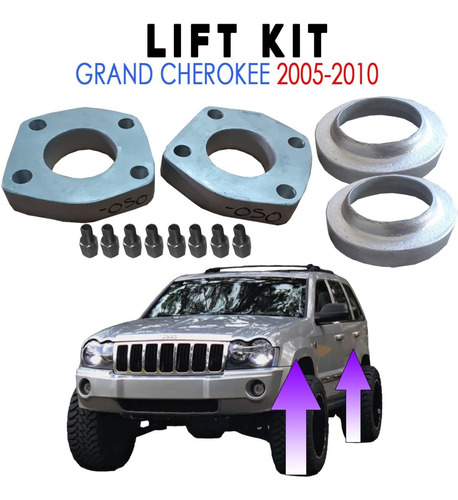 Lif Kit Aumento Suspensión Jeep Grand Cherokee 2005-2010