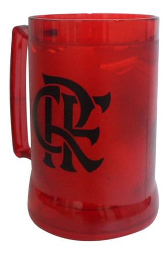 Imagem 2 de 4 de Caneca Gel Vermelha Oficial Gabigol 400ml
