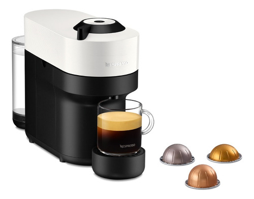 Cafetera Nespresso Vertuo Pop White