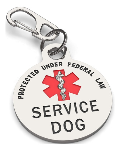 De Servicio Para Perro De Doble Cara Federal Con Simbolo De