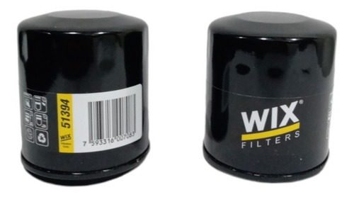 Imagen 2 de 5 de Filtro De Aceite Wix 51394 Chevrolet Spark 4 Cilindros
