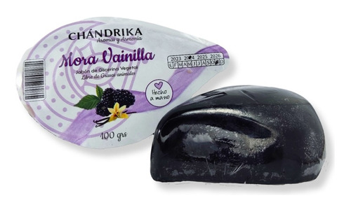 Jabon De Glicerina 100gr. Mora Vainilla | Chandrika