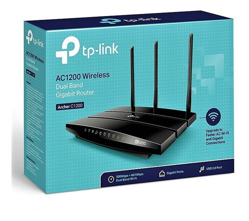 Tp-link, Router Gigabit Wifi Dual Band Ac1200, Archer C1200