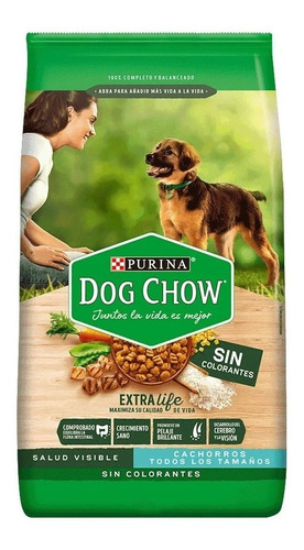 Purina Dog Chow 21kg Cachorros Razas Medianas Y Grandes