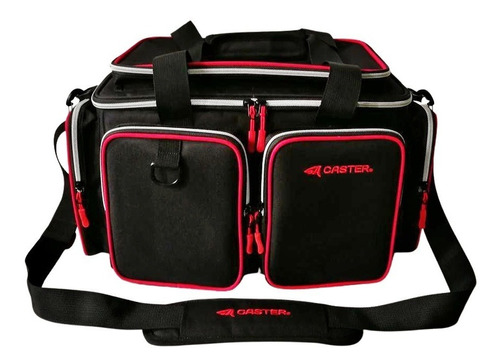 Bolso De Pesca Caster 105 Grande 3 Divisiones 47x27x29cm 