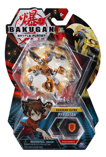 Bakugan Ultra, Pyravian, Figura De Acción Coleccionable De 3