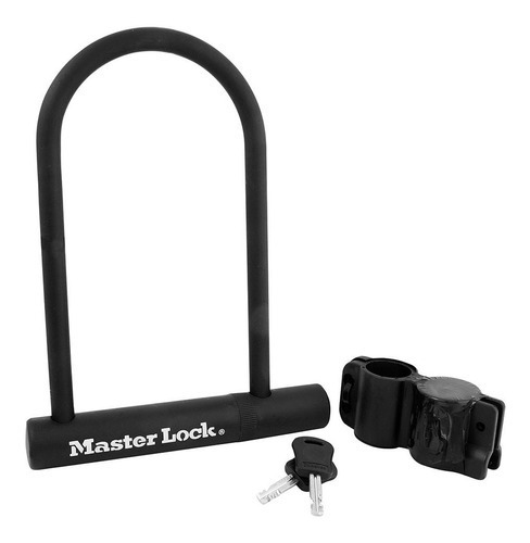 Master Lock Candado En U Fusión 15.5 X 20 Cm Color Negro