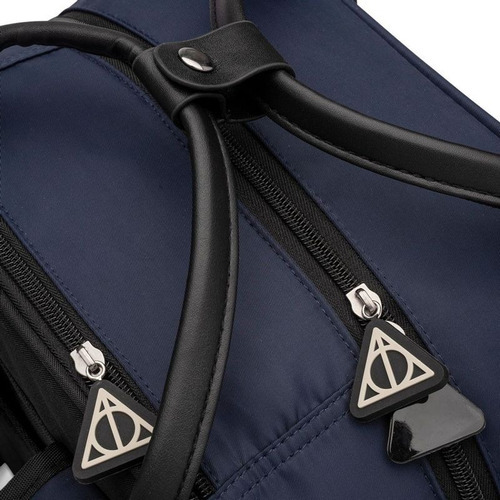 Mochila De Rodinhas Harry Potter Imaginarium Cor Azul-marinho