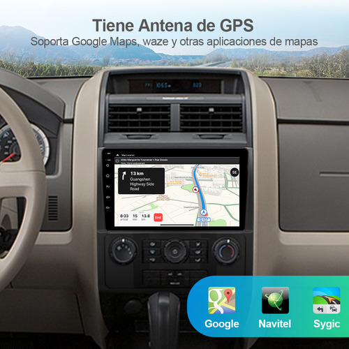 Para Estéreo Android 10 Carplay Ford Escape 2008-2011 Gps Bt