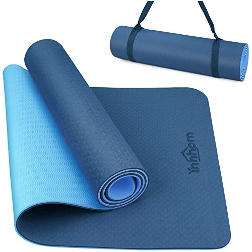 Innhom - Tapete De Yoga Para Mujer, Tapete De Yoga De 1/3 Pu