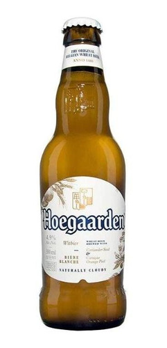 Imagem 1 de 1 de Cerveja Belga Hoegaarden Witbier Garrafa 330ml Importada