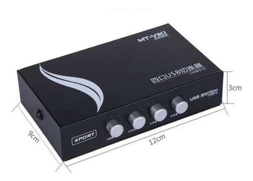 Un Punto Cuatro Usb Splitter Accesorios Compartidor Impresor