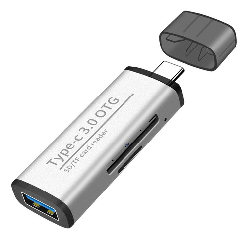 Pomdkaz Lector De Tarjetas Usb C Con Adaptador Otg Usb 3.0,