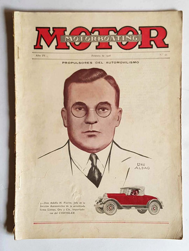 Motor. Motorboarding, Año 4, Nro 45 / Febrero De 1926 (Usado)