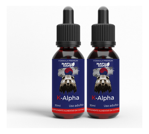 Pague 4 Leve 5 K Alpha Original -90 Ml - Tremendão Da Hora H Sem Sabor