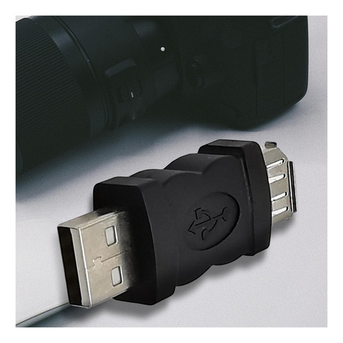 Firewire Ieee 1394 6 Pinos Fêmea F Para Usb M Macho
