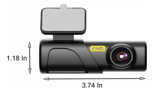 Dash Cam 1080p Hd Cámara De Salpicadero Inteligente Wifi Int