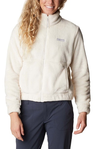 Polar Columbia Fireside Fz Jacket Chalk Para Dama