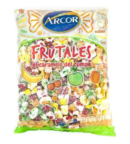 Caramelos Arcor Masticables Fruta 800 Gr