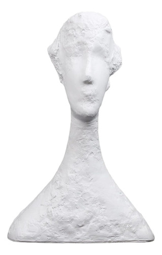 Adorno Escultura Figura Mujer Blanca Deco Hogar Living