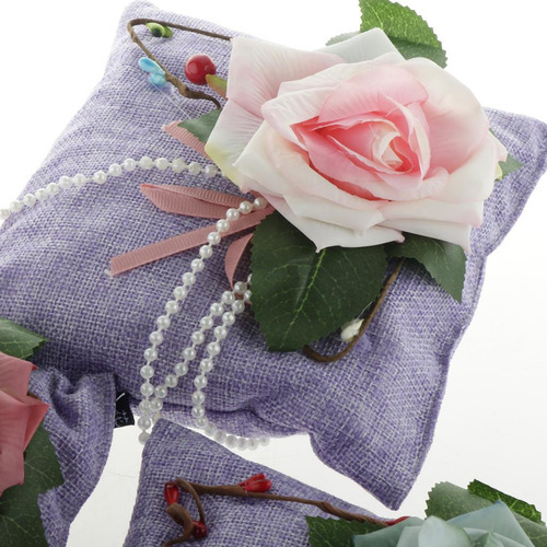 1 Pieza Bolsas De Carbón De Bambú Novedad Rosa Púrpura