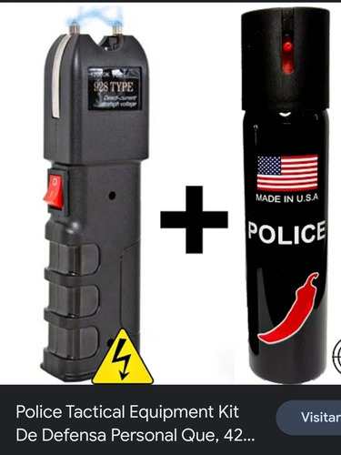 Kit De Defensa Personal Taser Más Gas Pimienta $ 25 Envíos 