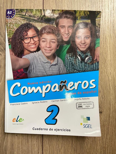 Livro Espanhol Compañeros 2 Curso De Español- Cuaderno De Ejercicios (Usado)