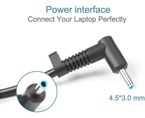 Cargador Laptop Para Hp 14-an 14-am 14-bs 15-bw 3.33a 65w Negro