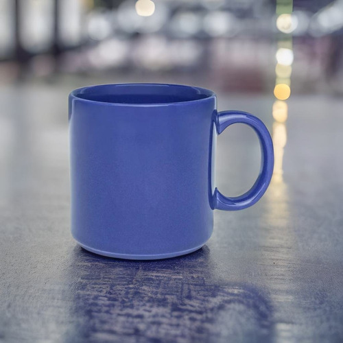 Canecas de cerâmica Biona Caneca segura para microondas 360cc X 6u cor branca