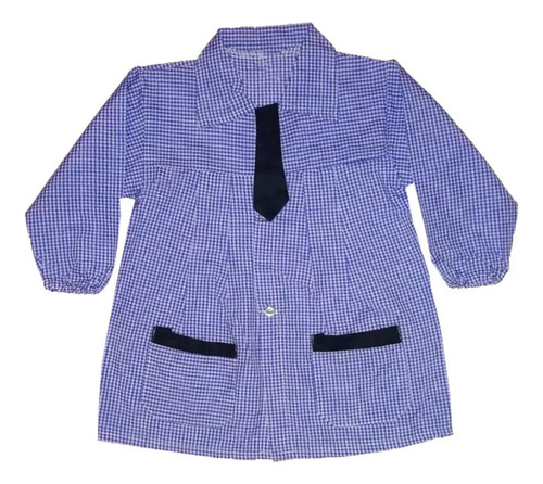 Pintorcito Azul Jardin Colegio Escuela Delantal Uniforme