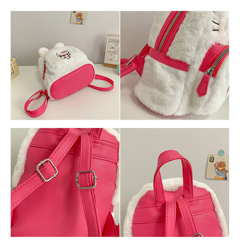 2 Piezas, Gran Capacidad Hello Kitty Plush Mochila