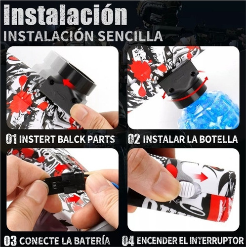 Db Pistolas De Hidrogel Ak Rifle De Hidrogel Con Gel Balas R