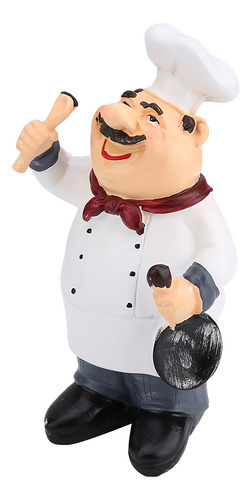 Figura De Resina American Vintage Country Happy Chef Home