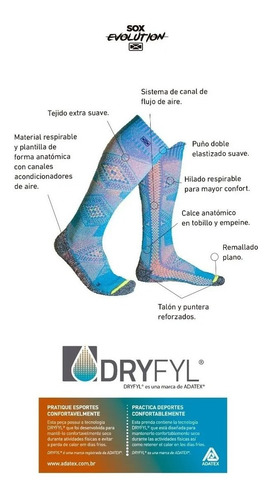 Medias Sox Unisex Ski Premium Térmica Linea Tecnológica