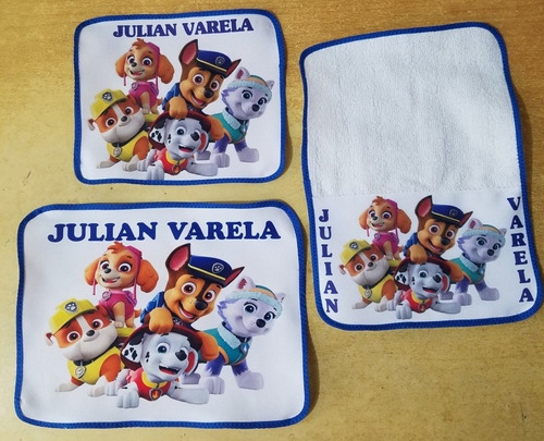 Kit De Jardín Personalizado (toalla, Servilleta Y Mantel)