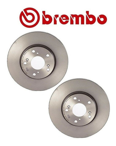  Discos Freno Brembo Delantero Accord 2.4l/3.0l 2003-2007 