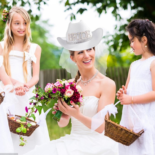 Sombreros De Despedida De Soltera Tocado De Novia Ajustable