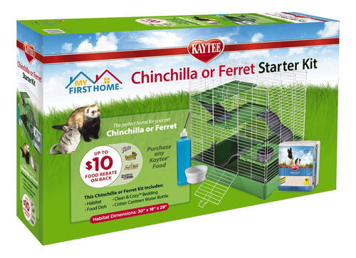 Kaytee My First Home Starter Kit Habitat Para Hurones O Chin