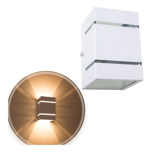 2x Arandela Frisos E Facho Externa + Led G9 5w St327