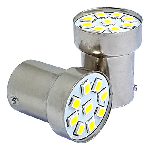 Par Lâmpada Led R5w 12v 1,16w C10 White Gl313led