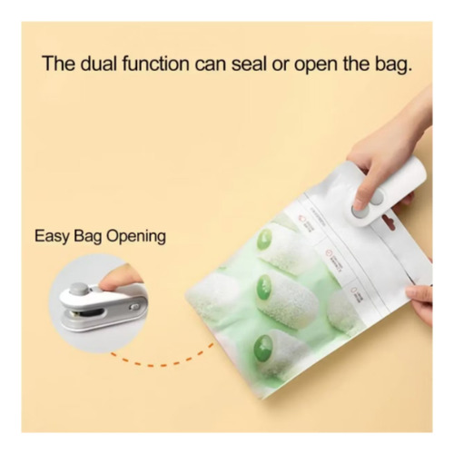 Sellador De Bolsas Portátil Recargable