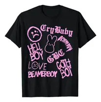 Comprar Camiseta De Tatuagem Lil Emo Rap Goth Peep Hip Hop