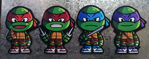 Tortugas Ninjas Imanes 4 Unidades 