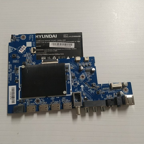 Tarjeta Main Para Pantalla Hyundai Hyled5806a4km (Usado)