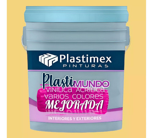Pintura Acrílica Mate Plastimex 22 Colores Fórmula Mejorada Crema