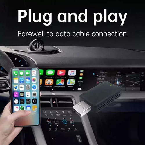 Adaptador Carplay Inalámbrico 2 En 1 Dty, Convertidor Automá