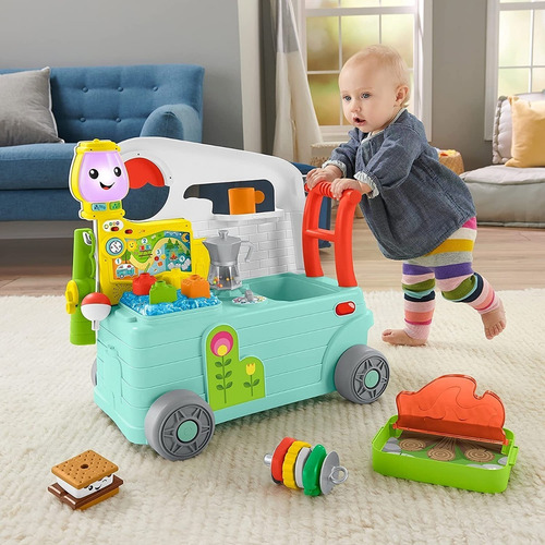 Imagen 3 de 5 de Andador Cocina Fisher Price, Sobre Ruedas Hck53 Mattel