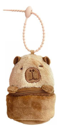 3 Carpincho Bolsa Bolso Juguete Bolsa Decoración Llavero