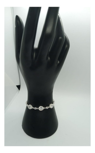 Pulsera De Plata 0925 Con Zirconias